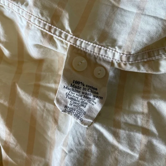 LIFE AFTER DENIM Striped Yellow Button Up - Picture 2 of 7